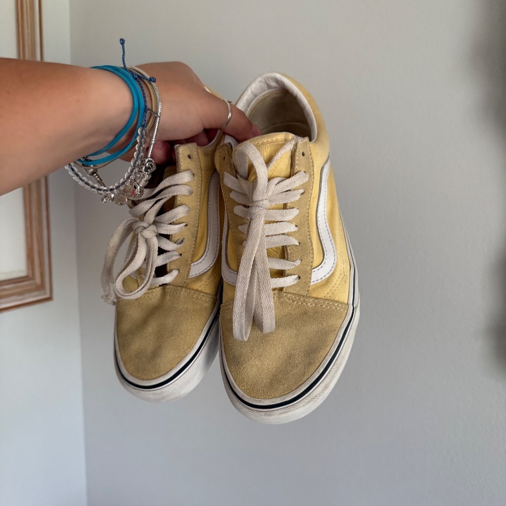 Yellow Vans Women's size 9 - Picture 7 of 10